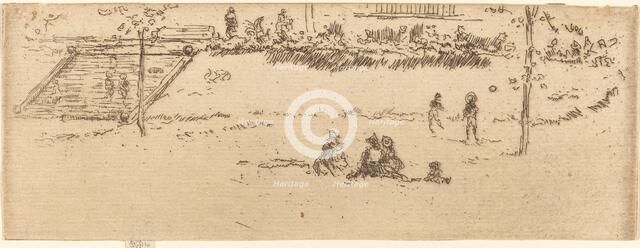 Steps, Gray's Inn, c. 1886/1888. Creator: James Abbott McNeill Whistler.