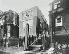 Steps down to the river, Dowgate Dock, Upper Thames Street, City of London, 1939