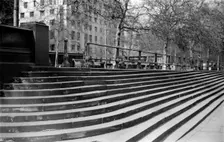 Steps on the Victoria Embankment, Westminster, London, c1945-c1965. Artist: SW Rawlings