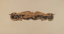 Stern Carving: Spread Eagle, 1935/1942. Creator: Flora Merchant
