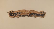Stern Carving: Spread Eagle, 1935/1942. Creator: Flora Merchant