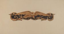 Stern Carving: Spread Eagle, 1935/1942. Creator: Flora Merchant