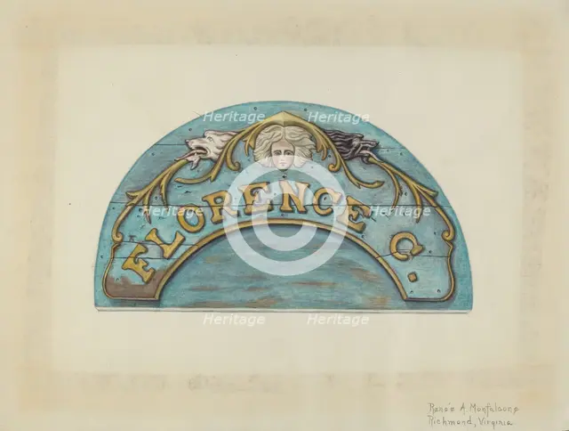 Stern Board, c. 1941. Creator: Renee A. Monfalcone.