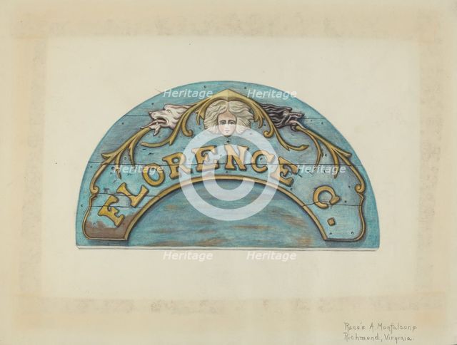 Stern Board, c. 1941. Creator: Renee A. Monfalcone.