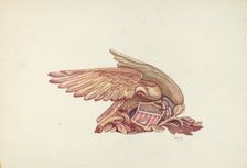 Stern Ornament, c. 1940. Creator: L. B. Hartman
