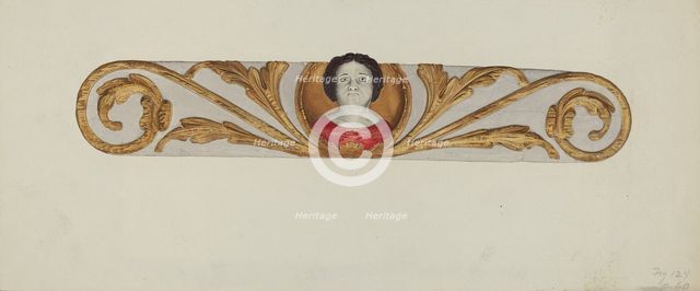 Stern Piece, 1935/1942. Creator: Karl J. Hentz.