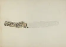 Stern Piece from "Henrietta Francis", 1935/1942. Creator: Unknown