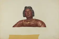 Stern Piece: Pocahontas, c. 1939. Creator: Albert Ryder
