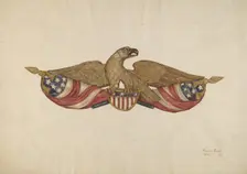 Sternboard Eagle, 1935/1942. Creator: F. W. Powell