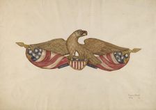 Sternboard Eagle, 1935/1942. Creator: F. W. Powell