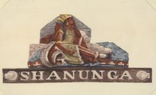 Sternpiece from "Shanunga", 1935/1938. Creator: Mildred E Bent
