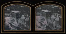 Stereograph, Universal Exposition of 1855, Interior, Paris, 1855. Creator: Unknown