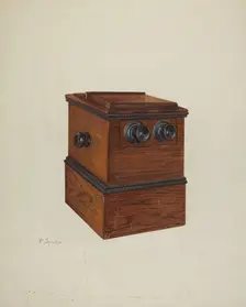 Stereoopticon, c. 1937. Creator: William Spiecker