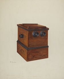Stereoopticon, c. 1937. Creator: William Spiecker