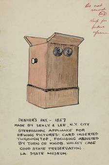 Stereoscope Viewer, 1935/1942. Creator: Unknown