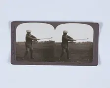Stereoscopic card of JH Taylor, c1900. Creator: Unknown