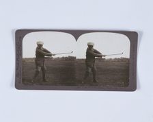 Stereoscopic card of JH Taylor, c1900. Creator: Unknown