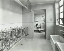 Sterilizing and dental theatre, Saint Ebba's Hospital, Surrey, 1938