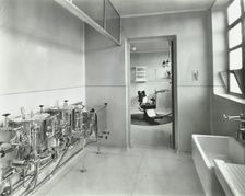 Sterilizing and dental theatre, Saint Ebba's Hospital, Surrey, 1938