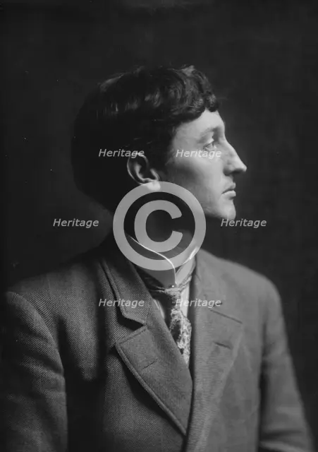 Sterling, George, Mr., portrait photograph, between 1906 and 1914. Creator: Arnold Genthe.