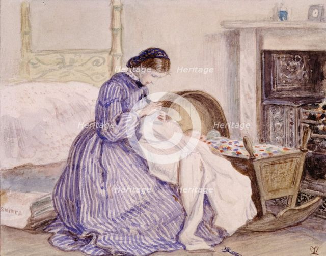 Stewart Harrison's The Iceberg - The Seamstress, 1860. Creator: John Everett Millais.