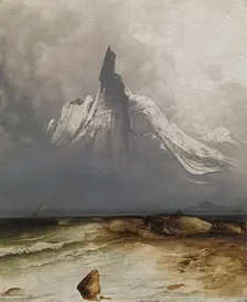 Stetind in Fog, 1864. Creator: Peder Balke