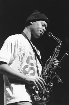 Steve Coleman, 1995. Creator: Brian Foskett