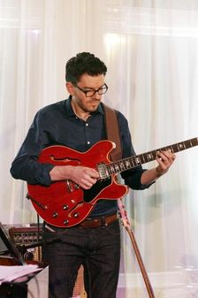 Steve Banks, Sara Colman Band, Watermill Jazz Club, Dorking, Surrey, 28 Jan 2020. Creator: Brian O'Connor