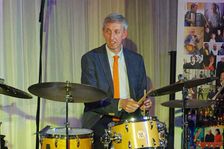 Steve Brown, Anais Reno Quartet, Watermill Jazz Club, Dorking, Surrey, July 2024. Creator: Brian O'Connor