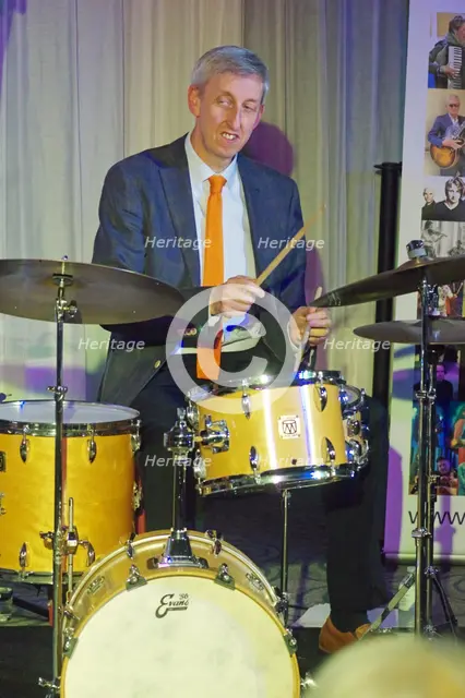 Steve Brown, Anais Reno Quartet, Watermill Jazz Club, Dorking, Surrey, July 2024. Creator: Brian O'Connor.