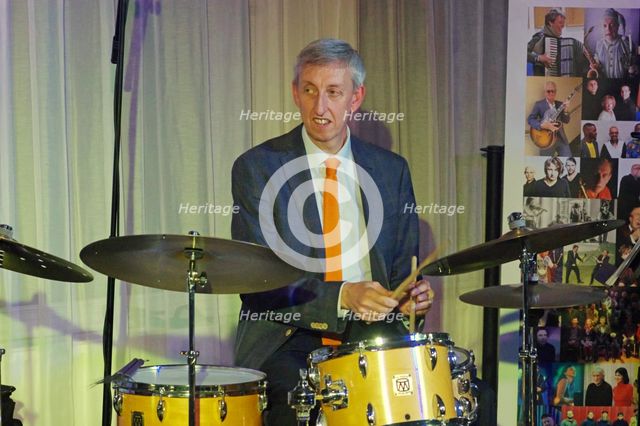 Steve Brown, Anais Reno Quartet, Watermill Jazz Club, Dorking, Surrey, July 2024. Creator: Brian O'Connor.