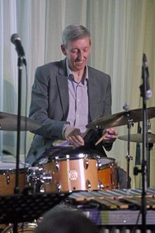 Steve Brown, Nat Steele Quartet with Grant Stewart, Watermill Jazz Club, Surrey, 4 Feb 2020. Creator: Brian O'Connor