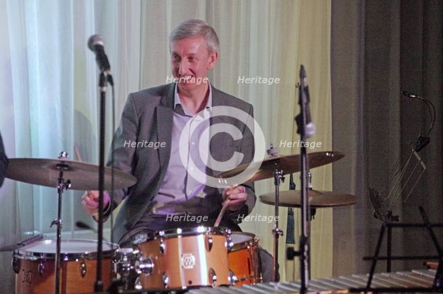 Steve Brown, Nat Steele Quartet with Grant Stewart, Watermill Jazz Club, Surrey, 4 Feb 2020. Creator: Brian O'Connor.