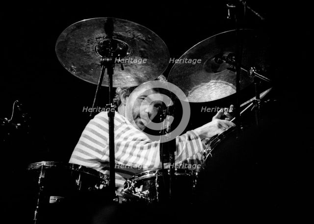 Steve Gadd, Capital Radio, Royal Festival Hall, London, July 88. Artist: Brian O'Connor.
