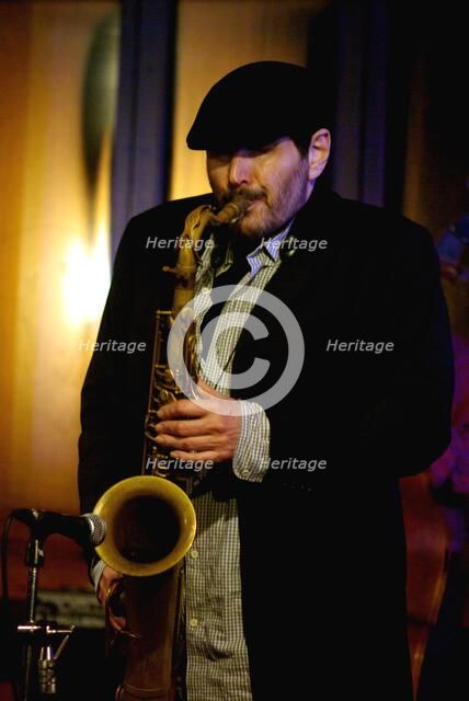 Steve Grossman, Jazz Hastings, Hastings, East Sussex.  Artist: Brian O'Connor