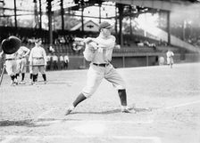 Steve O'Neill, Cleveland Al, at National Park, Washington, D.C. (Baseball), 1913. Creator: Harris & Ewing