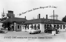 Steve's Cafe, Chenoa, Illinois, USA, 1930s-1940s