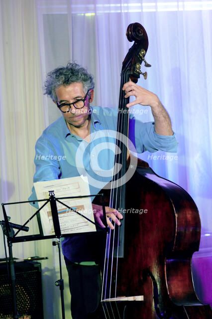 Steve Watts, Watermill Jazz Club, Dorking, Surrey, 20 Sept 2022. Creator: Brian O'Connor.
