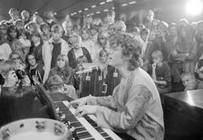 Steve Winwood, lead singer with Traffic, in concert at Landskrona, Sweden, 1967
