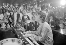 Steve Winwood, lead singer with Traffic, in concert at Landskrona, Sweden, 1967. Creator: Unknown