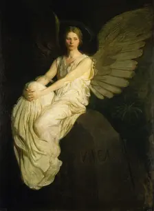 Stevenson Memorial, 1903. Creator: Abbott Handerson Thayer