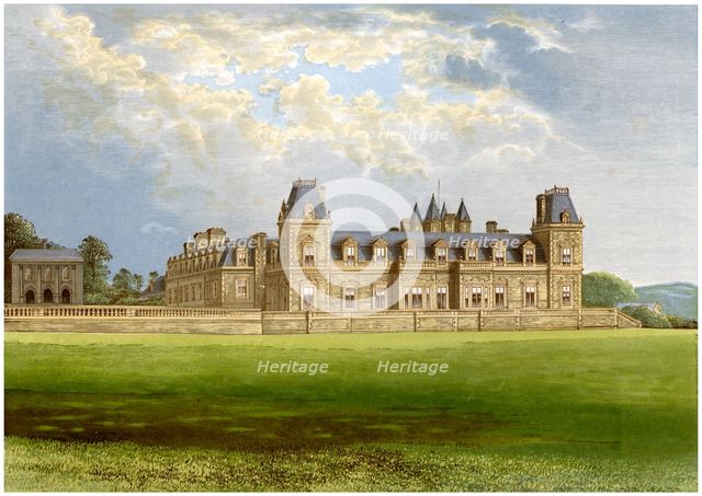Stevenstone Park, Devon, home of the Rolle family, c1880. Artist: Unknown