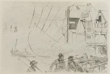 Stevens Boat Life, 1859. Creator: James Abbott McNeill Whistler