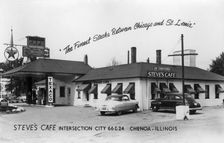 Steve's Cafe, Chenoa, Illinois, USA, 1930s-1940s