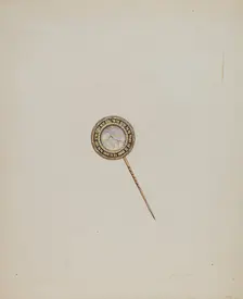 Stick Pin, c. 1937. Creator: George Seideneck