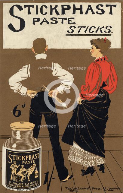 Stickphast Paste, 19th century. Artist: Unknown