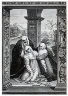Stigmatization of Saint Catherine of Siena 1870