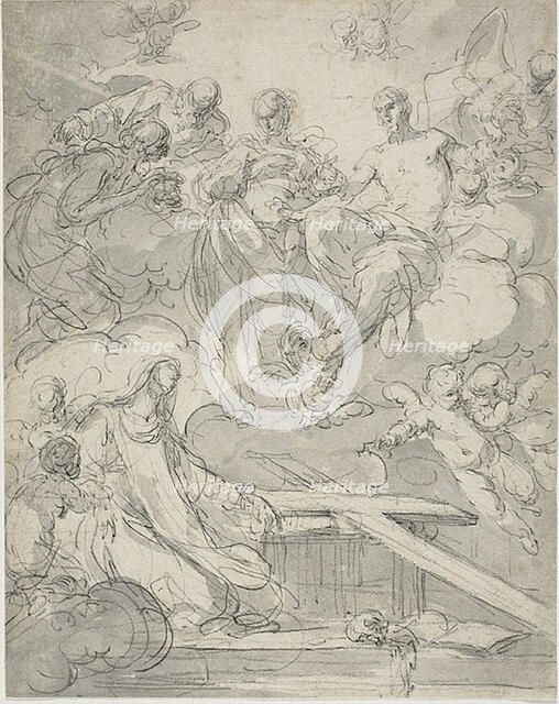 Stigmatization of Santa Maria Maddalena de' Pazzi, 1750/1760. Creator: Giovanni Domenico Ferretti da Imola.