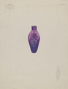 Stiegel Perfume Vial, c. 1936. Creator: John Jordan