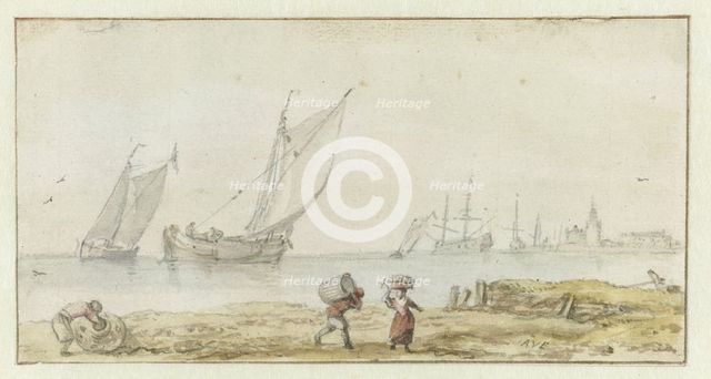 Stil water, 1631-1675. Creator: Allart van Everdingen.